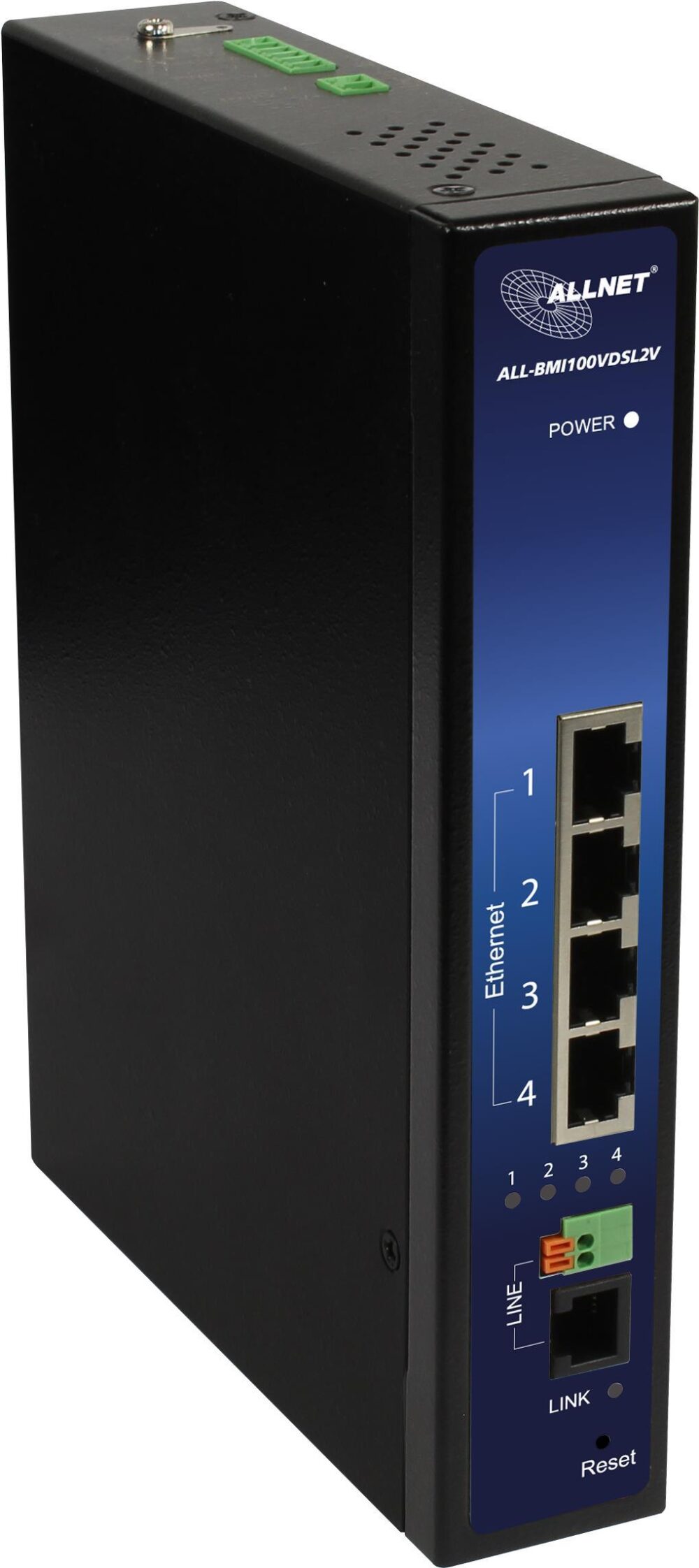 ALLNET 172755. Maximale Datenübertragungsrate: 100 Mbit/s. Schnittstellentyp Ethernet-LAN: Schnelles Ethernet, Ethernet LAN Datentransferraten: 10,100 Mbit/s, Netzstandard: IEEE 802.1Q,IEEE 802.3,IEE