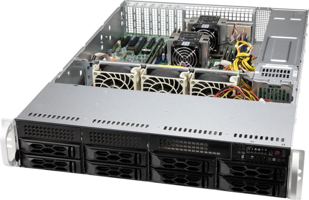 Supermicro SCLA25TQC R609LP - Rack-Montage - 2U - verbessertes, erweitertes ATX - SATA/SAS - Hot-Swap 650 Watt - Schwarz