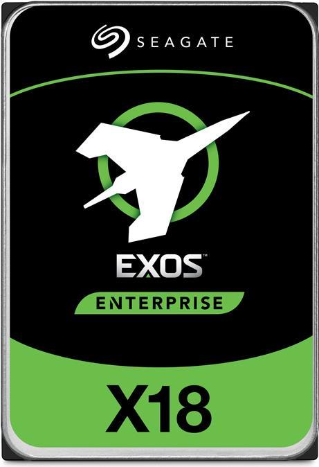 Seagate Exos X18 ST18000NM001J - Festplatte - verschlüsselt - 18 TB - intern - SATA 6Gb/s - 7200 U/min - Puffer: 256 MB - Self-Encrypting Drive (SED)