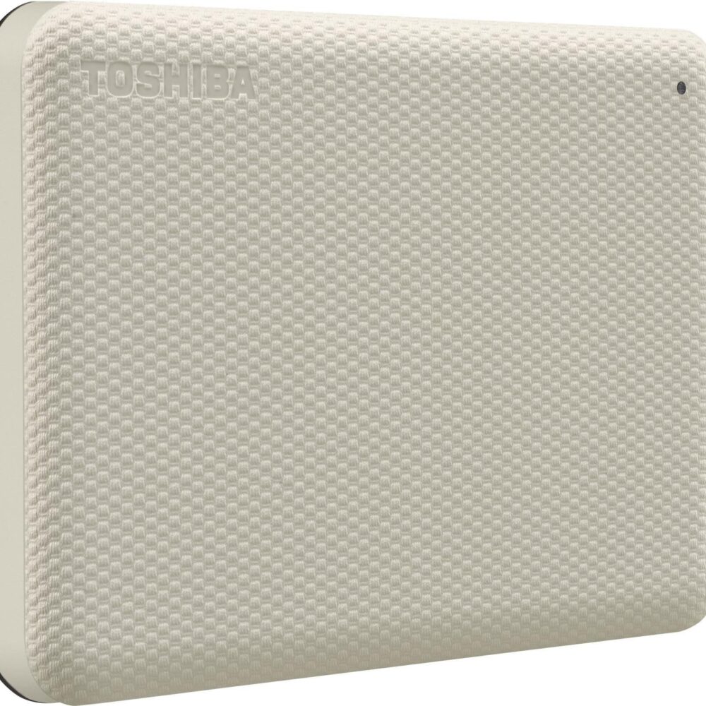 Toshiba Canvio Advance - Festplatte - 2 TB - extern (tragbar) - 2.5" (6.4 cm) - USB 3.2 Gen 1 - hellbeige