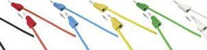 VOLTCRAFT MSB-300 Messleitungs-Set [Lamellenstecker 4 mm - Lamellenstecker 4 mm] 1.00 m (MSB-300-1)