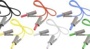 VOLTCRAFT MSB-501 Messleitungs-Set [Lamellenstecker 4 mm - Lamellenstecker 4 mm] 0.50 m (MSB-501-05)
