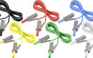 VOLTCRAFT MSB-501 Messleitungs-Set [Lamellenstecker 4 mm - Lamellenstecker 4 mm] 1.00 m (MSB-501-1)