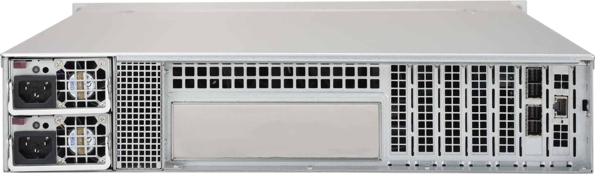 Super Micro Supermicro SC826 BE1C-R609JBOD - Festplatten-Array - 12 Schächte (SATA-600 / SAS-3) - Rack - einbaufähig - 2U (CSE-826BE1C-R609JBOD)