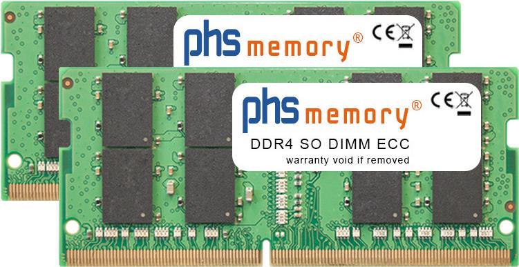 PHS-memory 32GB (2x16GB) Kit RAM Speicher für Dell Precision 7510 DDR4 SO DIMM ECC 2133MHz PC4-2133P-P (SP374342)