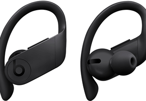 Apple Beats Powerbeats Pro - True Wireless-Kopfhörer mit Mikrofon - im Ohr - über dem Ohr angebracht - Bluetooth - Geräuschisolierung - Schwarz - für iPad/iPhone/iPod/TV/Watch (MY582ZM/A)
