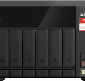 QNAP TVS-675 - NAS-Server - 6 Schächte - SATA 6Gb/s - RAID 5, 6, 10 - RAM 8 GB - Gigabit Ethernet / 2.5 Gigabit Ethernet - iSCSI