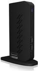 ICY BOX IB-DK2252AC Kabelgebunden USB 3.2 Gen 1 (3.1 Gen 1) Type-C Schwarz (IB-DK2252AC)
