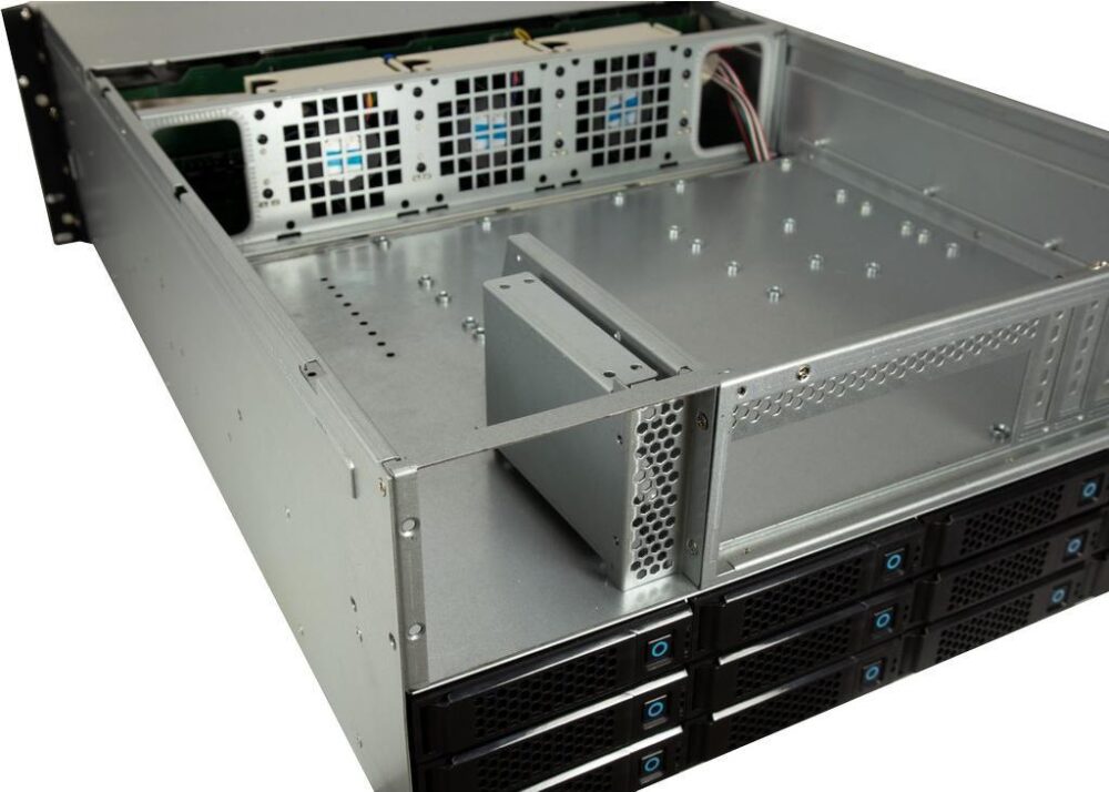 Inter-Tech 4U-4736 HDD-Gehäuse Schwarz - Grau 2.5/3.5"  (88887355)