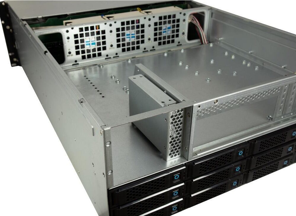 Inter-Tech 4U-4736 HDD-Gehäuse Schwarz - Grau 2.5/3.5"  (88887355)