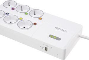VOLTCRAFT SEM8500 Energiekosten-Messgerät inkl. Funksteckdosen, Datenexport, Datenloggerfunktion, Kostenprognose, Stromtarif einstellbar, mit App-Steuerung (VC-11795075)