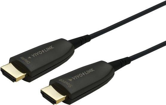 Vivolink PROHDMIOP8K15. Kabellänge: 15 m, Anschluss 1: HDMI Typ A (Standard), Steckverbinder 1 Geschlecht: Männlich, Anschluss 2: HDMI Typ A (Standard), Steckverbinder 2 Geschlecht: Männlich, HDMI-Version: 2.1, 3D, Produktfarbe: Schwarz (PROHDMIOP8K15)
