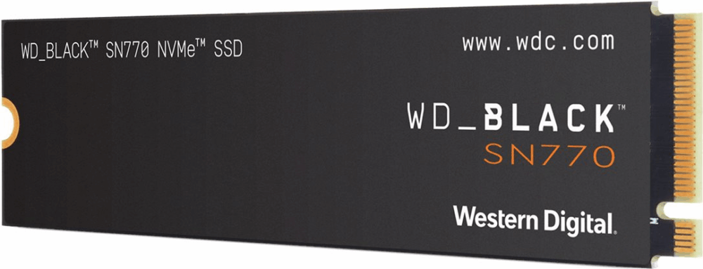WD WD_BLACK SN770 WDS200T3X0E - SSD - 2TB - intern - M.2 2280 - PCIe 4,0 x4 (NVMe) (WDS200T3X0E)