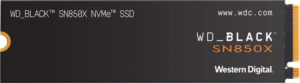 WD WD_BLACK SN850X NVMe SSD WDBB9G0020BNC - SSD - 2TB - intern - M.2 2280 - PCIe 4,0 (NVMe) - Schwarz (WDBB9G0020BNC-WRSN)