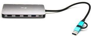 I-TEC USB-C Metal Nano Dock 2xHDMI 1xVGA 1xSD Kartenleser 1xmicroSD Kartenleser 1xGLAN 3xUSB 2.0 1xUSB 3.2 1xUSB-C3.2Data 1xUSB-C PD (CANANOTDOCKPD)
