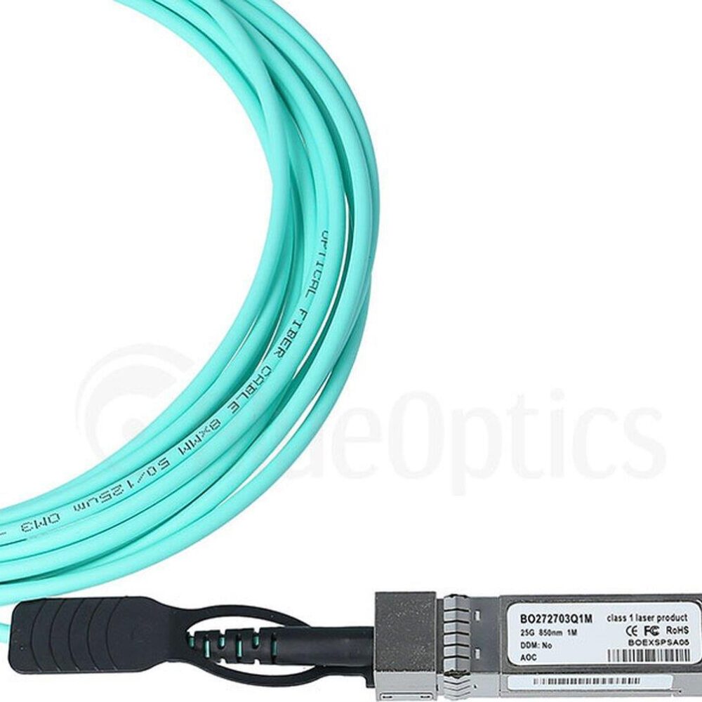 Kompatibles Cisco SFP28-25G-AOC30M SFP28 BlueOptics Aktives Optisches Kabel (AOC), 25GBASE-SR, Ethernet, Infiniband, 30 Meter (SFP28-25G-AOC30M-BO)