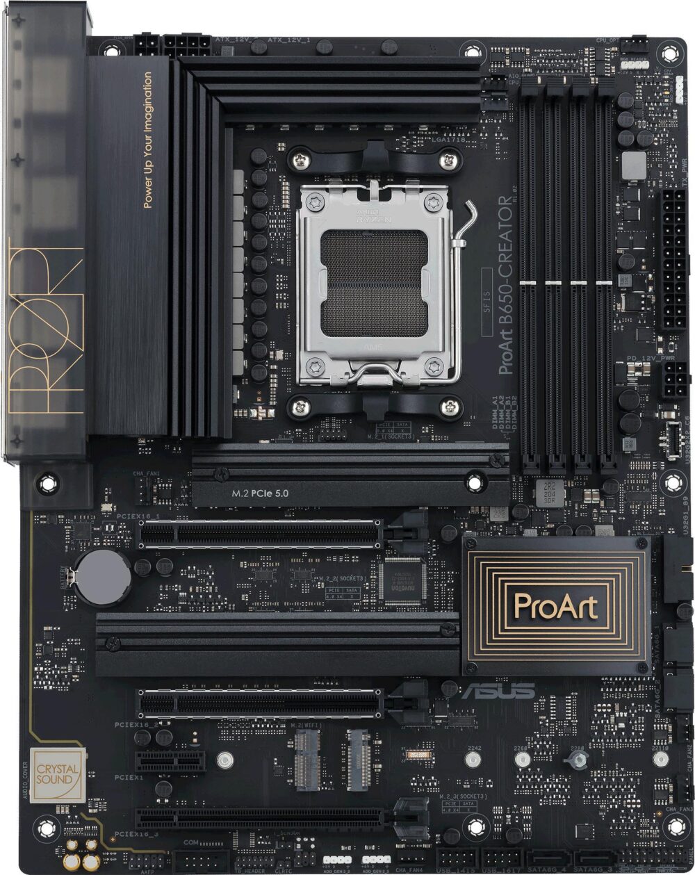 ASUS PROART B650-CREATOR - AMD - Buchse AM5 - AMD Ryzen™ 3 - AMD Ryzen™ 7 - AMD Ryzen 9 7th Gen - Buchse AM5 - DDR5-SDRAM - 128 GB (90MB1C40-M0EAY0)