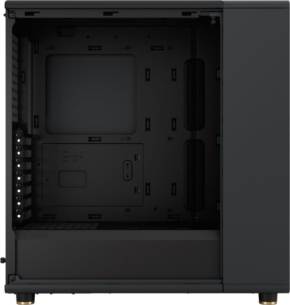 Fractal Design North - Mid tower - ATX - keine Spannungsversorgung (ATX) - Charcoal Black - USB/Audio (FD-C-NOR1C-01)