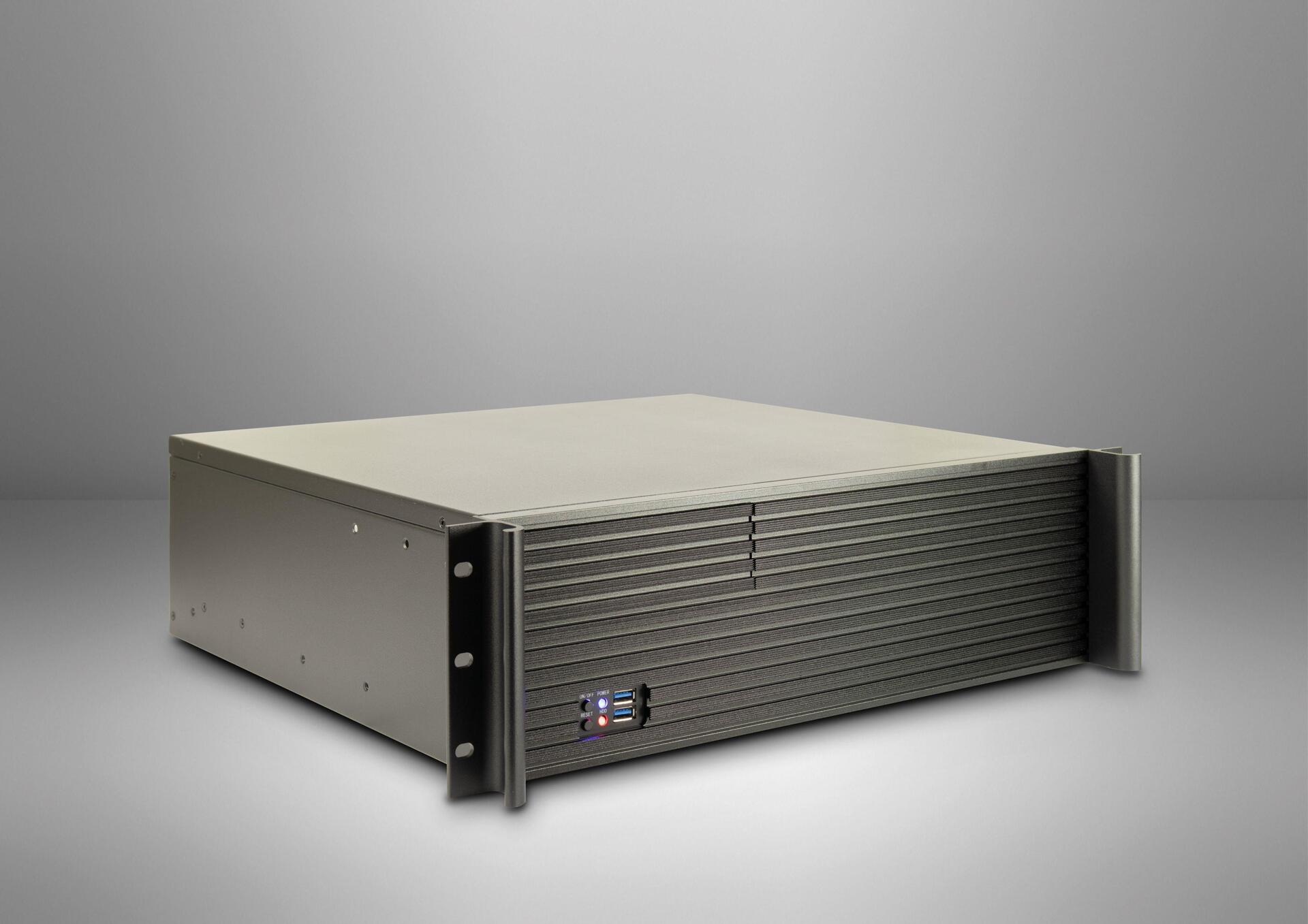 Inter-Tech 3U-K-340L - Rack - Server - Schwarz - ATX - micro ATX - Mini-ITX - 3U - HDD - Leistung (88887332)