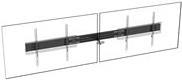 Vision VFM-F50_DL - Montagekomponente (Schiene) - für 2 LCD-/Plasma-Konsolen - Aluminium - Schwarz - Bildschirmgröße: up to 218,4 cm (up to 218,40cm (86")) - Wandmontage, auf Bodenstativ montierbar (VFM-F50_DL)