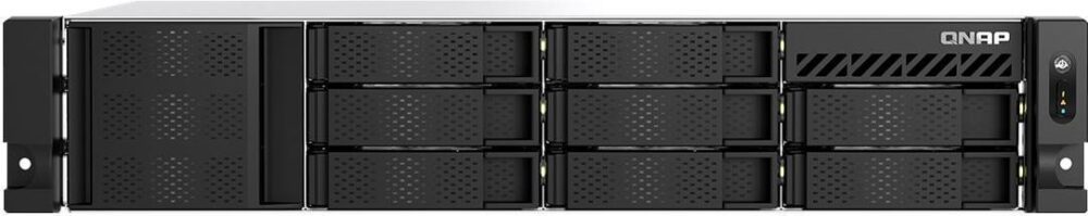 QNAP TS-855eU - NAS-Server - 8 Schächte - Rack - einbaufähig - SATA 6Gb/s - RAID 0, 1, 5, 6, 10, 50, 60, RAID TP, TM - RAM 8 GB - Gigabit Ethernet / 2.5 Gigabit Ethernet - iSCSI Support - 2U