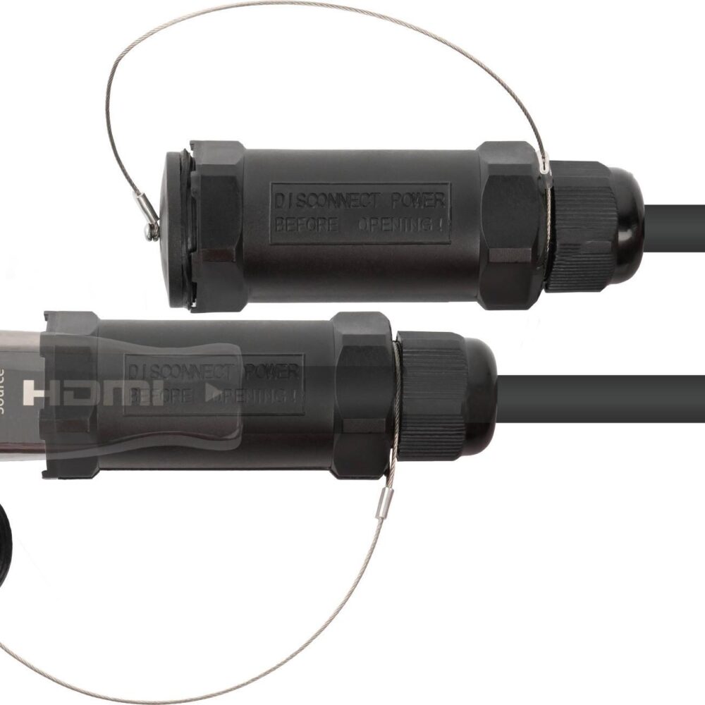 AOC Hybrid High-Speed HDMI 2.0b, stahlarmiert, 4K @60Hz, 18 GBit/s, schwarz, 10m, PYTHON Series (AOC-HP2010)