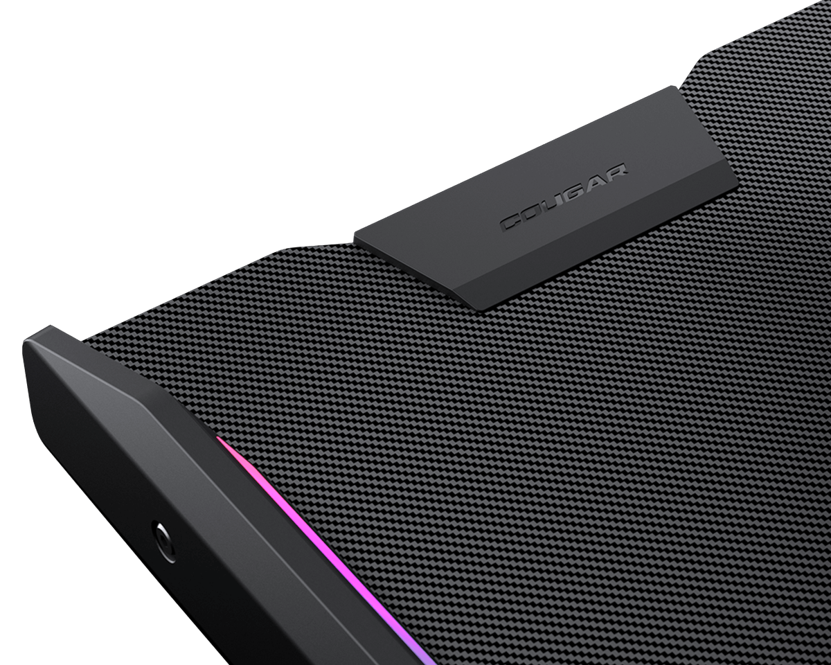 COUGAR Gaming E-Mars - Gerade - Rechteckige Form - Gaming - Schwarz - Schwarz - Schwarz (CGR-E-MARS-B01)