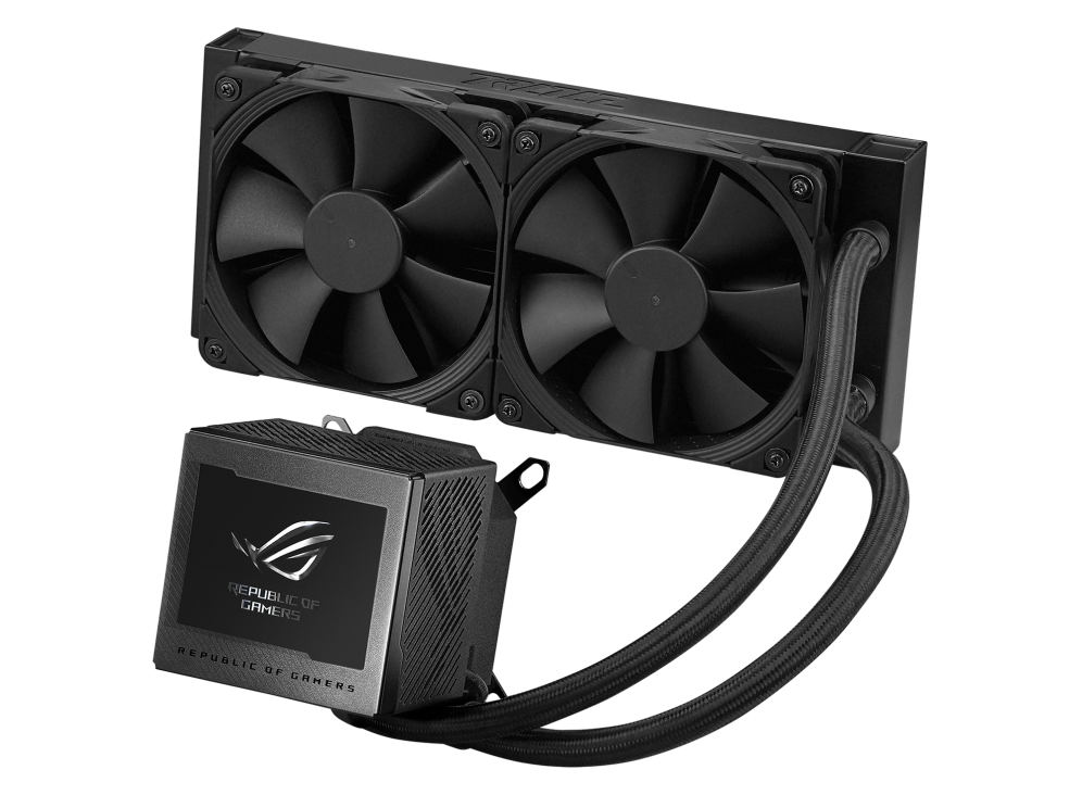 ASUS ROG RYUJIN III 240 - Prozessor-Flüssigkeitskühlsystem - mit LCD-Display - (für: AM4, LGA1200, LGA1700, AM5, LGA115x Socket) - Kupfer - 120 mm (90RC00K0-M0UAY0)