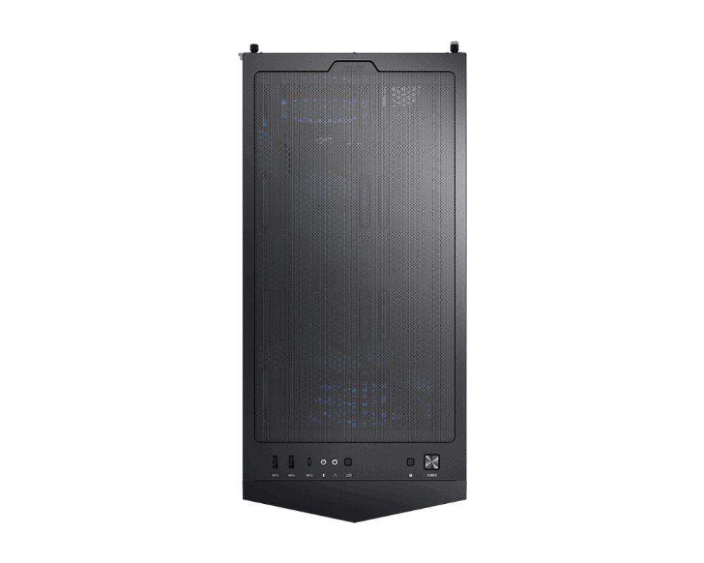 MSI MPG GUNGNIR 300R AIRFLOW - Mid tower - E-ATX - Seitenteil mit Fenster (gehärtetes Glas) - keine Spannungsversorgung (ATX) - Schwarz - USB/Audio (306-7G21R21-W57)