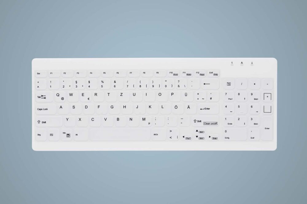 Cherry Active Key AK-C7012 - Tastatur - komplett versiegelt, IP68 - USB - QWERTZ - Deutsch - weiß (AK-C7012F-UVS-W/MGE)