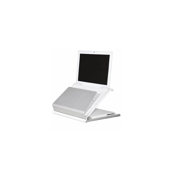 Humanscale L6 supporto per laptop Supporto per laptop e tablet Argento, Bianco (Humanscale L6 laptop stand Laptop & tablet stand Silver and White)