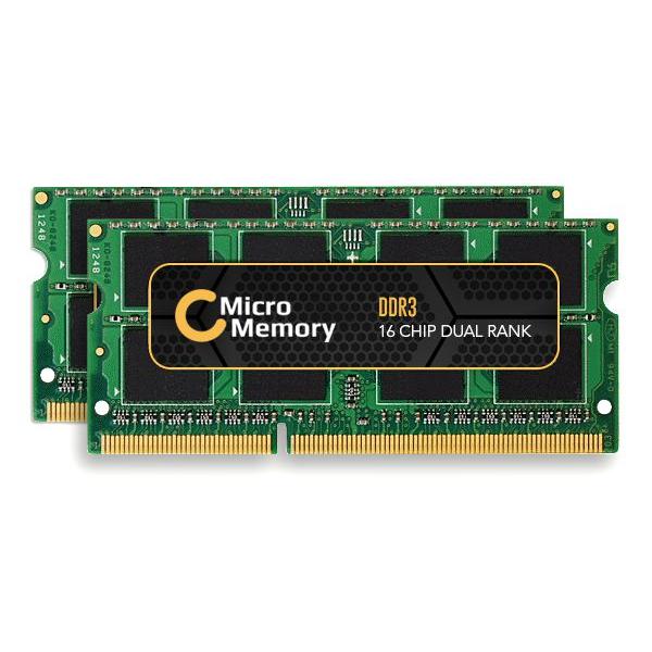CoreParts MMA1112/16GB memoria 2 x 8 GB DDR3L (16GB Memory Module 1600Mhz - DDR3 Major SO-DIMM - KIT - 2x8GB for Apple 1600MHz DDR3 MAJOR SO-DIMM - KIT 2x8GB - Warranty: 120M)