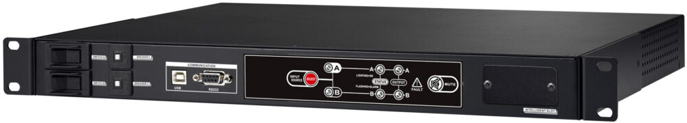 PowerWalker 10120543 accessorio per gruppi di continuità [UPS] (ATS Automatic Transfer Switch - 10120543, Remote monitoring - panel, Black - Warranty: 24M)