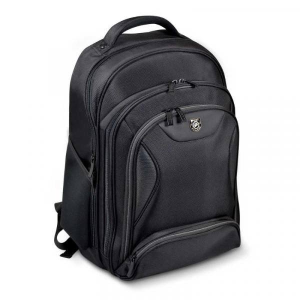 A PORT product the MANHATTAN BackPack suitable for laptops up to 15.6/17 screens with a dedicated tablet pocket for up to 10.1 Tablets- Manufactured from heavy Ballistic Nylon and comes complete with a Hi Vis waterproof rain cover which is concealed in the base of the Back Pack. Plenty of storage space- for documents- phone- charges and power supply in addition to protecting your hardware devices. supplied by Hypertec [Lifetime warranty]