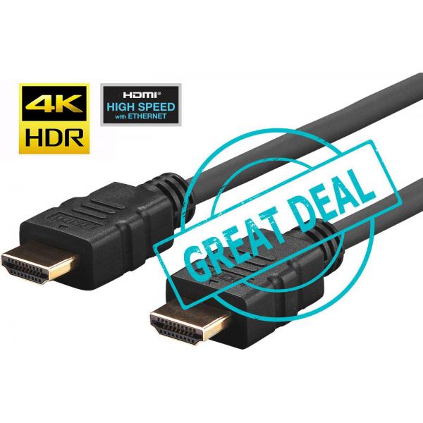 Vivolink PROHDMIHD5-BULK cavo HDMI 5 m HDMI tipo A [Standard] Nero (10x Pro HDMI Cable 5m Ultra - Flexible . - Warranty: 1188M)