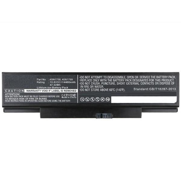 CoreParts MBXLE-BA0111 ricambio per laptop Batteria (Laptop Battery for Lenovo - 47.52Wh Li-ion 10.8V 4400mAh - Black 48Wh Li-ion 10.8V 4400mAh Black, ThinkPad Edge E550, ThinkPad Edge E550C, - Warra