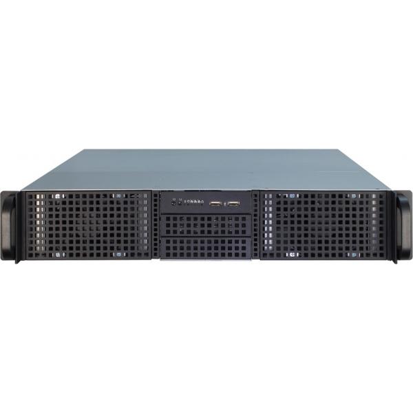 Inter-Tech IPC 2U-20248 Supporto Nero (Inter-Tech IPC 2U-20248 - rack-monterb)