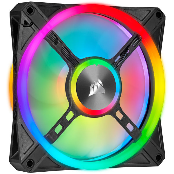 Corsair iCUE QL140 RGB Case per computer Ventilatore 14 cm Nero, Grigio (CORSAIR iCUE QL140 RGB - systemkabinet)