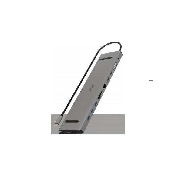 Acer ACG-DCK-C-1 Cablato USB 3.2 Gen 1 [3.1 Gen 1] Type-C Grigio (ACER USB TYPE-C DOCK - F/ SELECTED NB B4B)