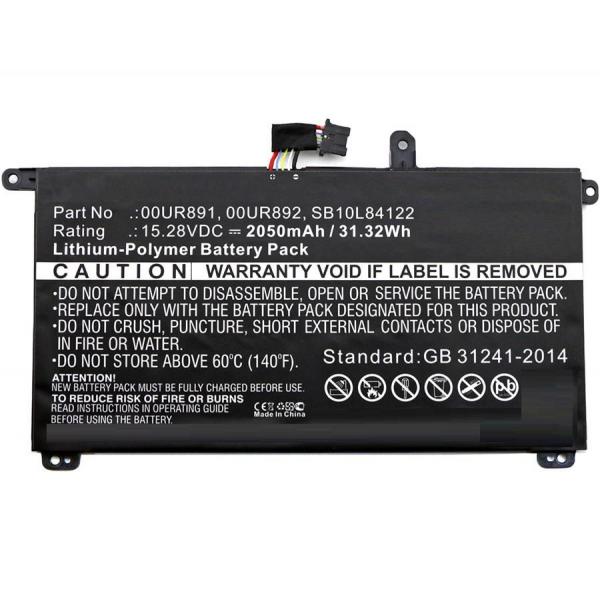 CoreParts MBXLE-BA0142 ricambio per laptop Batteria (Laptop Battery for Lenovo - 30.40Wh Li-Pol 15.2V 2000mAh - Black 31Wh Li-Pol 15.28V 2050mAh Black, T570, ThinkPad T570, ThinkPad T570 - Warranty: