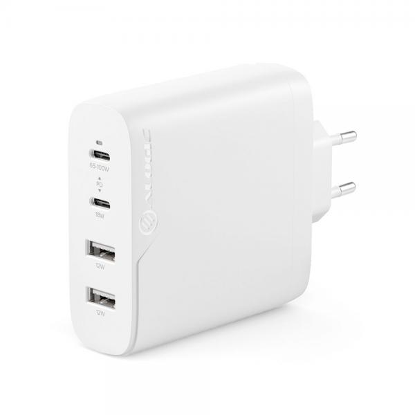 ALOGIC 4X100 Universale Bianco USB Interno (ALOGIC 4X100 RAPID POWER 4 PORT - USB-C[MAX. 100W] +USB-C[MAX. 18])
