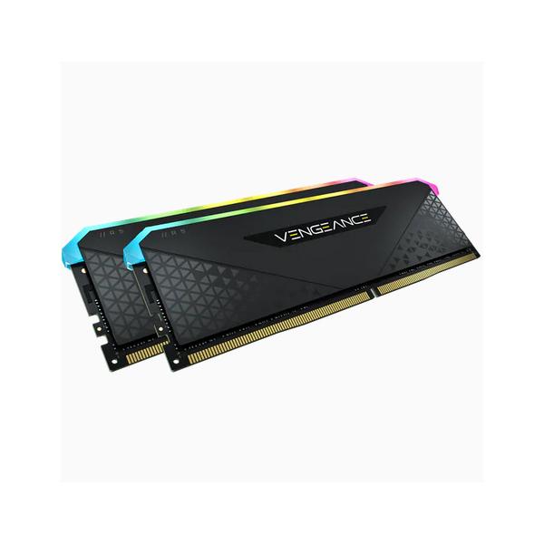 Corsair Vengeance RGB CMG32GX4M2E3200C16 memoria 32 GB 2 x 16 GB DDR4 3200 MHz (Corsair Vengeance RGB RS 32GB Memory Kit [2 x 16GB], DDR4, 3200MHz [PC4-25600], CL16, XMP 2.0, 6 LEDs, Black)