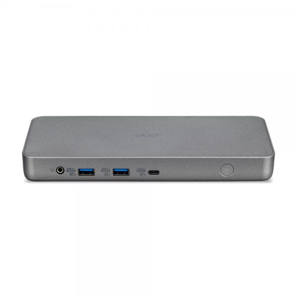 Acer GP.DCK11.00G replicatore di porte e docking station per laptop Cablato USB 3.2 Gen 1 [3.1 Gen 1] Type-A + Type-C Argento (Acer D501 - Retail Pack - docking station - USB-C 3.2 Gen 2 - 2 x HDMI, 2 x DP - 1GbE - Worldwide - for Chromebook 314, Chromebook Enterprise Spin 514, 713, Chromebook Spin 513)