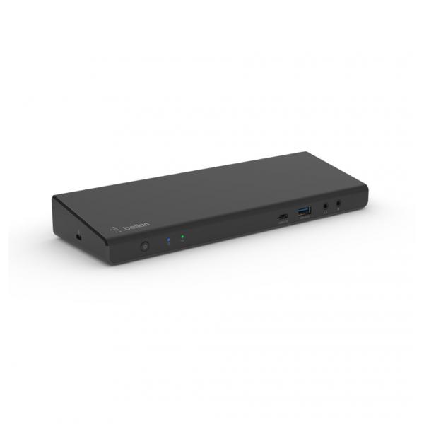 Belkin USB-C 4K Dock 85W (USB C Display Link Dock Triple Display Support Up To 4K HDMI DP USB C USB A GbE Audio PD 85w Mac/PC/Chrome Compatible)