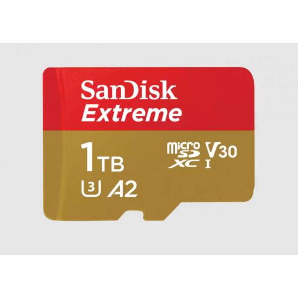 SanDisk Extreme 1,02 TB MicroSDXC UHS-I Classe 3 (EXTREME MICROSDXC 1TB+SD - ADAPATER 190MB/S 130MB/S A2 C10)