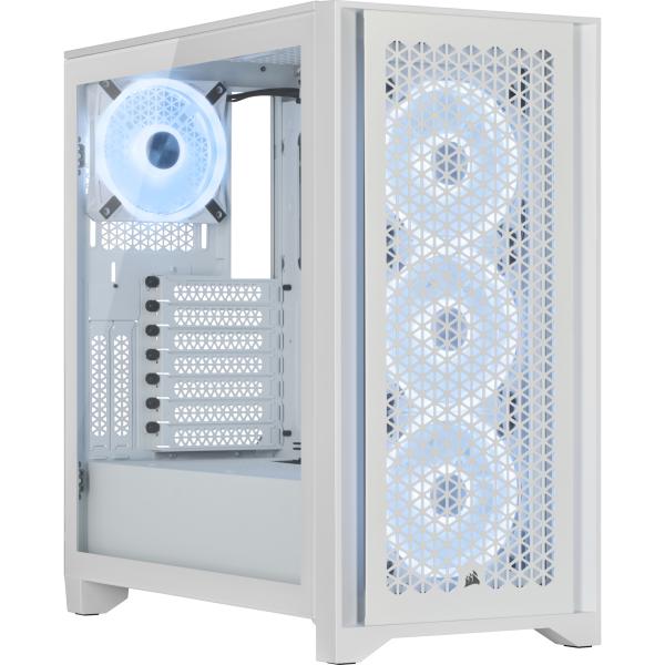 Corsair iCUE 4000D RGB Midi Tower Bianco (CORSAIR ICUE 4000D RGB WHITE MID CASE)