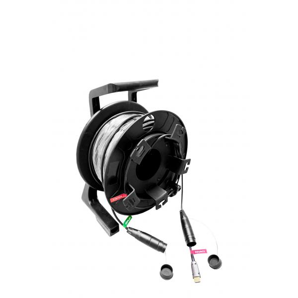 Vivolink PROHDMIOP100AM-DRUM cavo HDMI 100 m HDMI tipo A [Standard] Nero (100m OPTIC HDMI 4K Amored - cable on drum - Warranty: 144M)