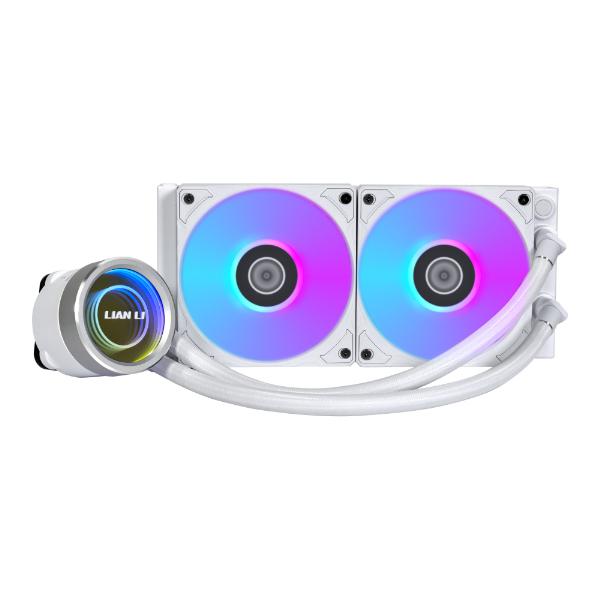 Lian Li Galahad II Trinity AIO 240mm ARGB All In One CPU Cooler - White