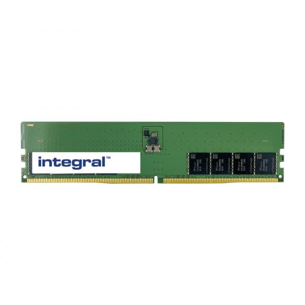 Integral IN5T32GNJRDX memoria 32 GB 1 x 32 GB DDR5 5600 MHz Data Integrity Check [verifica integrità dati] (32GB PC RAM MODULE DDR5 5600MTs PC5-44800 UNBUFFERED NON-ECC DIMM 1.1V 2GX8 CL46 INTEGRAL)