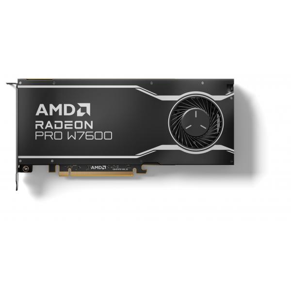 AMD Radeon Pro W7600 - Graphics card - Radeon Pro W7600 - 8 GB GDDR6 - PCIe 4.0 x8 - 4 x DisplayPort